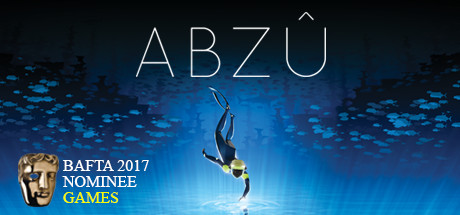 ABZÛ - locandina ufficiale: subacqueo che nuota tra pesci colorati