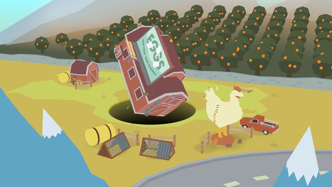 Screenshot di Donut County
