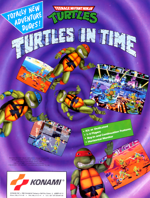 Box art di Teenage Mutant Ninja Turtles: Turtles in Time