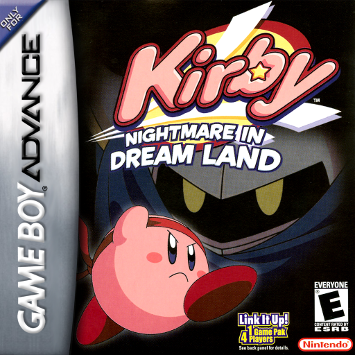 Box art di Kirby: Nightmare in Dream Land