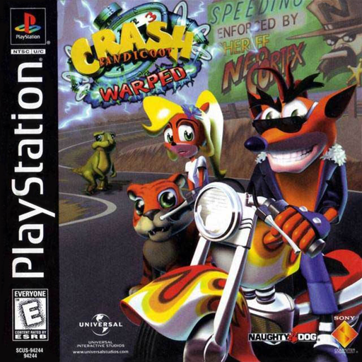Box art di Crash Bandicoot 3: Warped